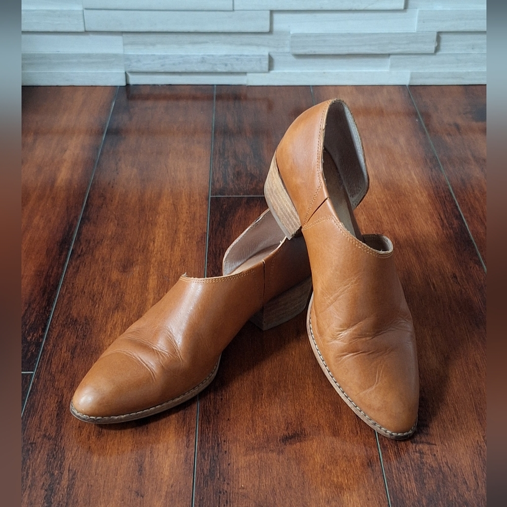 Madewell The Lucie Shoe in Leather Brown Size 7